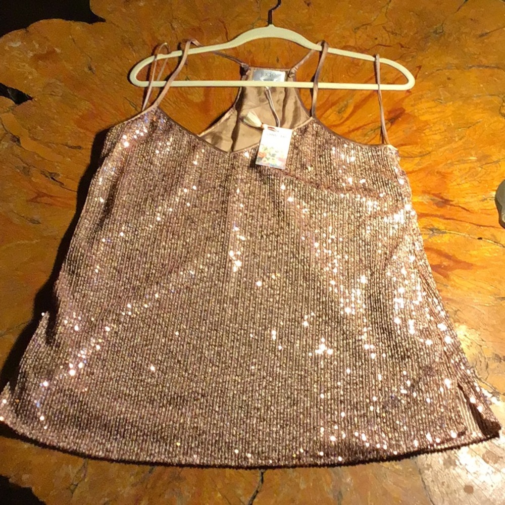 Johnny Was Fiona Sequin Cami Top